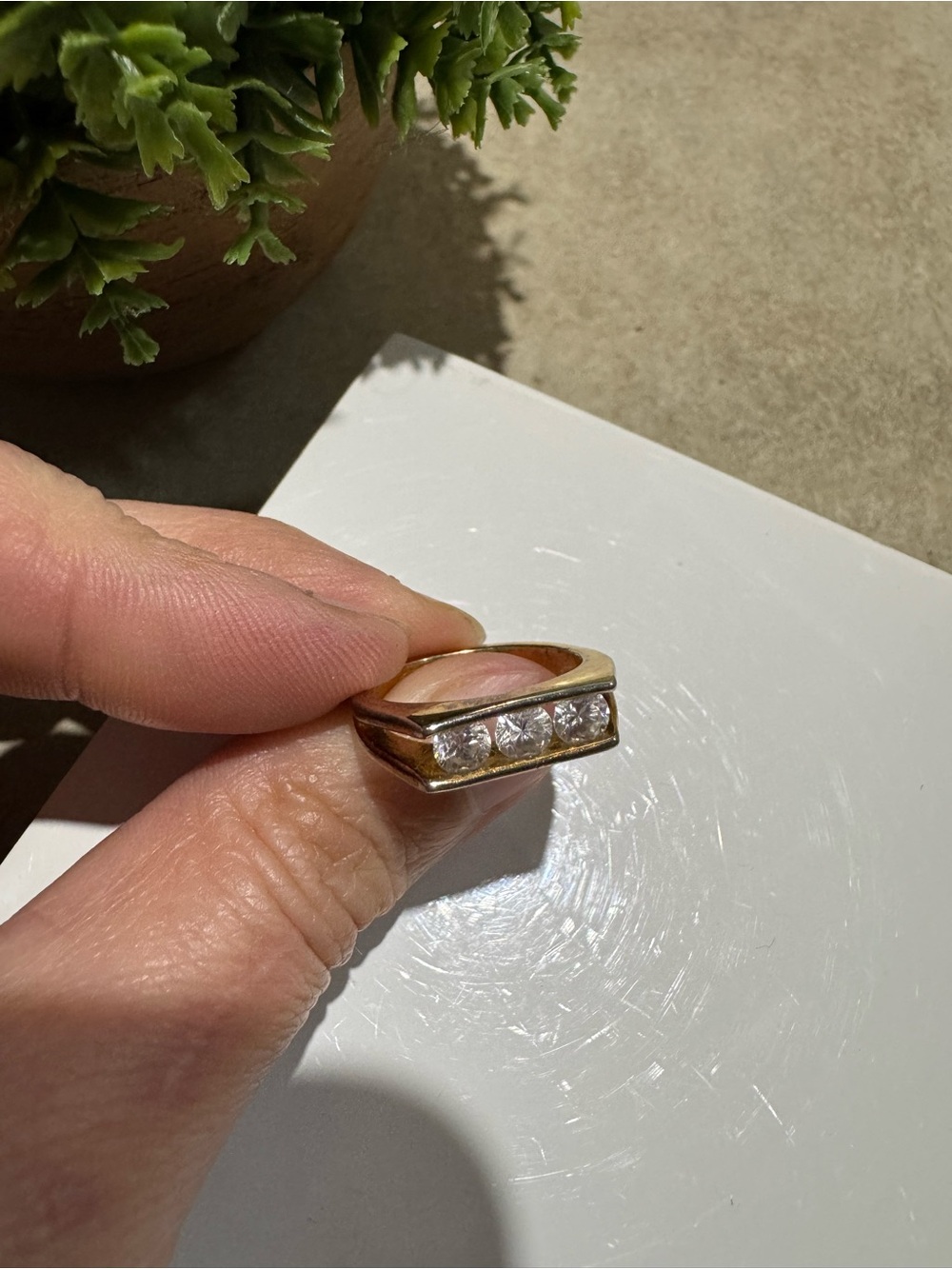 Vintage Gold Ring Size 6 14K Gold Plated Minimalist‎ Capsule Mobwife